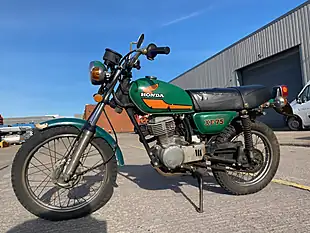 Used 1976 Honda XE75 As Is Green - Interior and Exterior details 5
