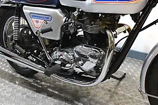 Used 1977 Triumph Bonneville T140VJ Jubilee Blue - Interior and Exterior details 6