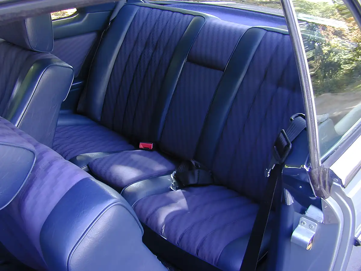 Used 1981 Mercedes-Benz 230 W123 Coupe Blue - Interior and Exterior details 15