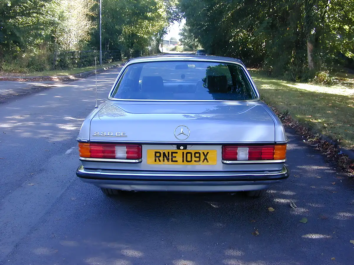 Used 1981 Mercedes-Benz 230 W123 Coupe Blue - Interior and Exterior details 6