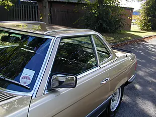 Used 1981 Mercedes-Benz Sl R107 Classic Gold - Interior and Exterior details 12
