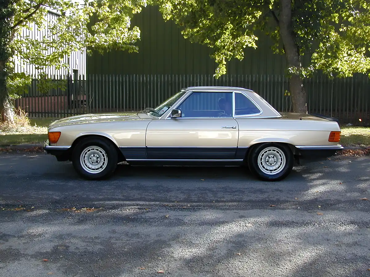 Used 1981 Mercedes-Benz Sl R107 Classic Gold - Interior and Exterior details 7