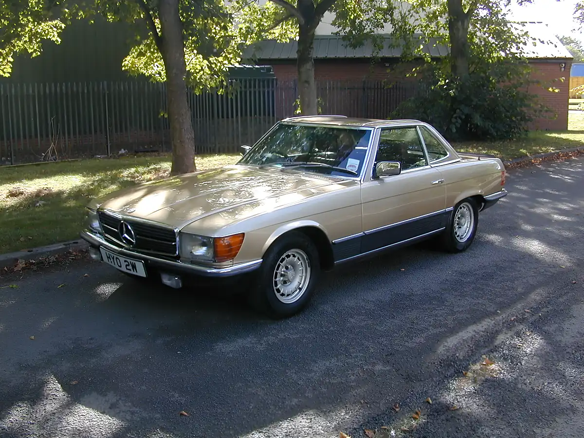 Used 1981 Mercedes-Benz Sl R107 Classic Gold - Interior and Exterior details 8
