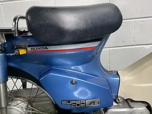 Used 1982 Honda C70 Square Headlight Light Electric Blue - Interior and Exterior details 15
