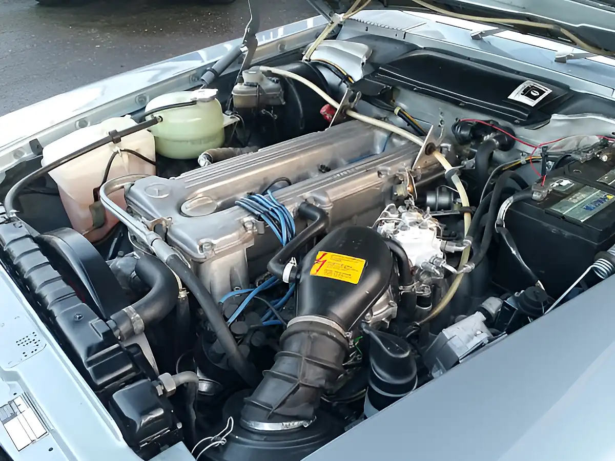 Used 1983 Mercedes 280SL Convertible Silver Blue - Interior and Exterior details 10