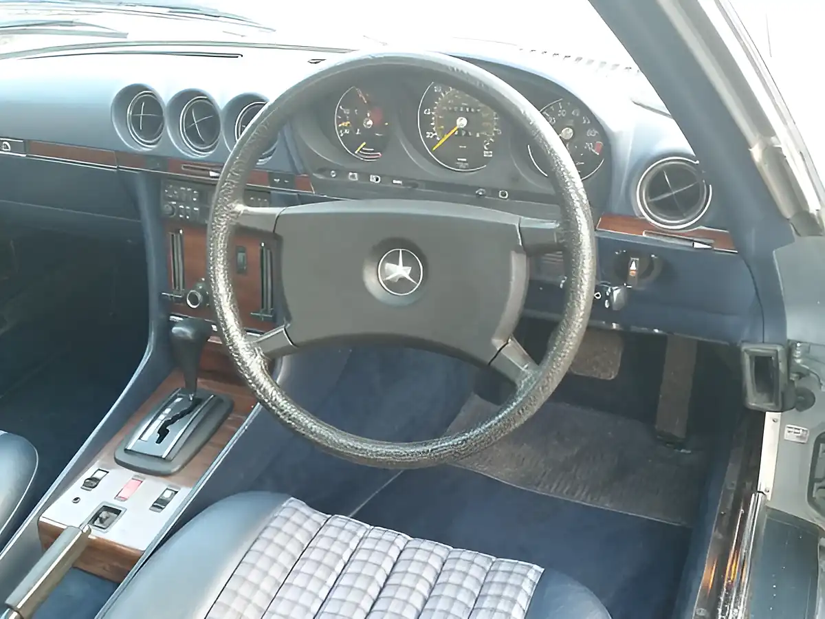 Used 1983 Mercedes 280SL Convertible Silver Blue - Interior and Exterior details 11