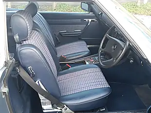 Used 1983 Mercedes 280SL Convertible Silver Blue - Interior and Exterior details 3