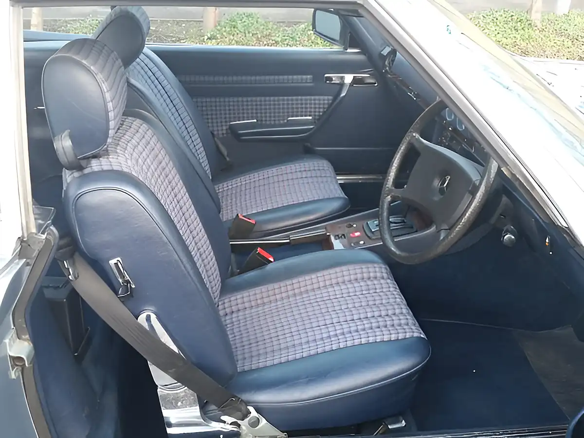 Used 1983 Mercedes 280SL Convertible Silver Blue - Interior and Exterior details 3
