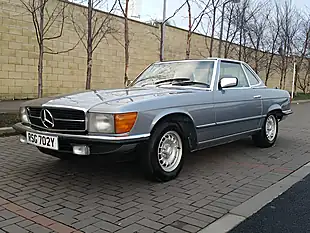 Used 1983 Mercedes 280SL Convertible Silver Blue - Interior and Exterior details 4