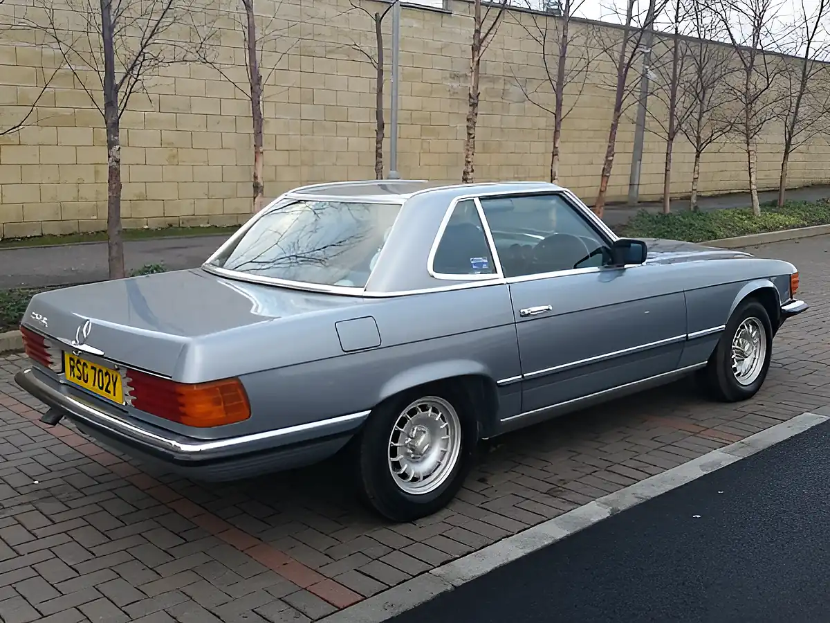 Used 1983 Mercedes 280SL Convertible Silver Blue - Interior and Exterior details 5