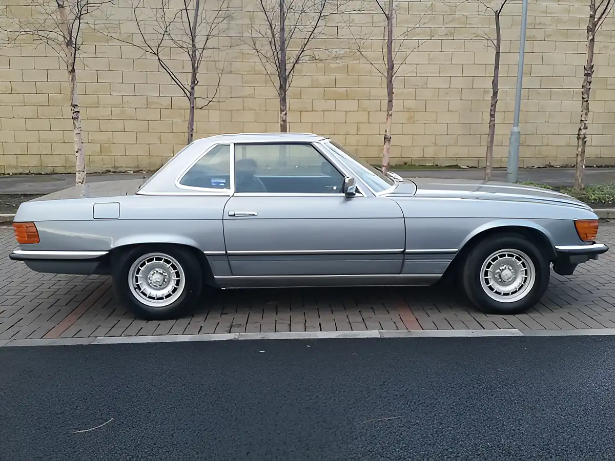 Used 1983 Mercedes 280SL Convertible Silver Blue - Interior and Exterior details 7