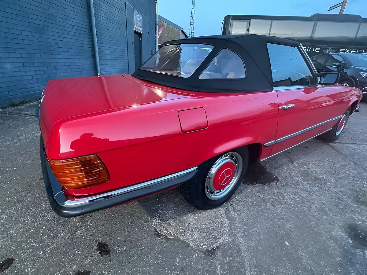 Used 1983 Mercedes-Benz 280 Sl Convertible Red - Interior and Exterior details 12