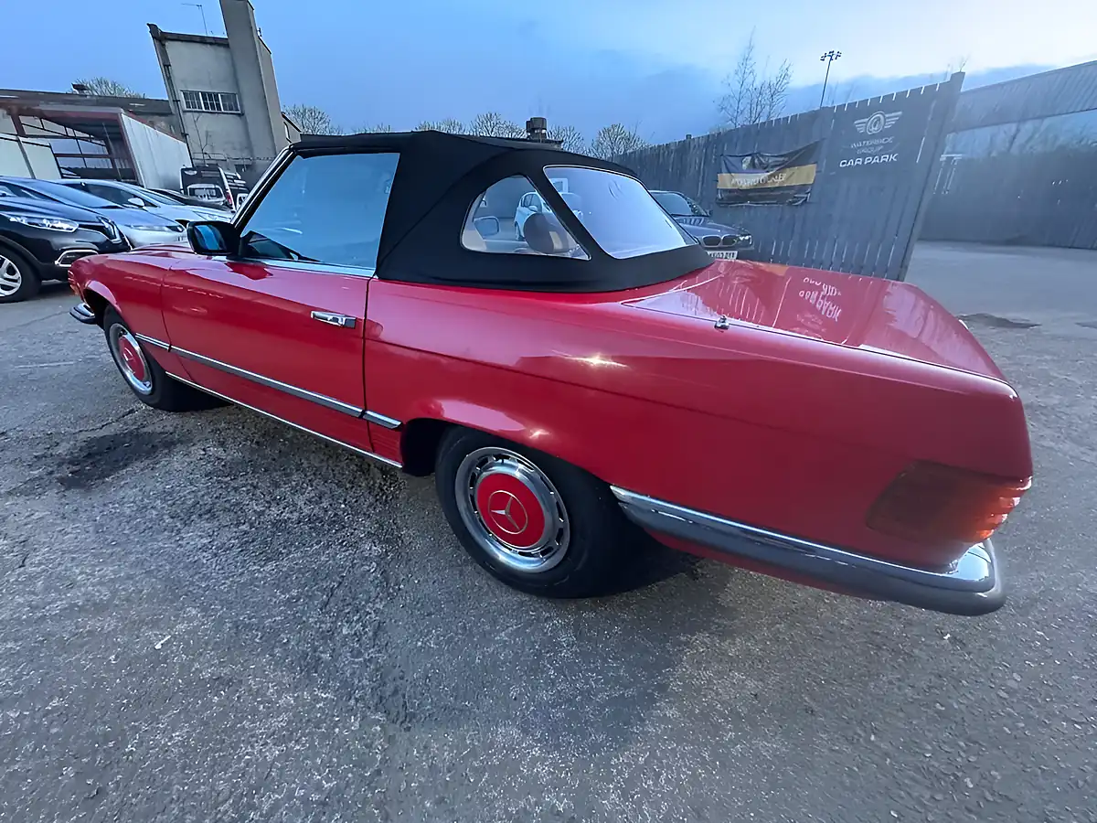 Used 1983 Mercedes-Benz 280 Sl Convertible Red - Interior and Exterior details 17