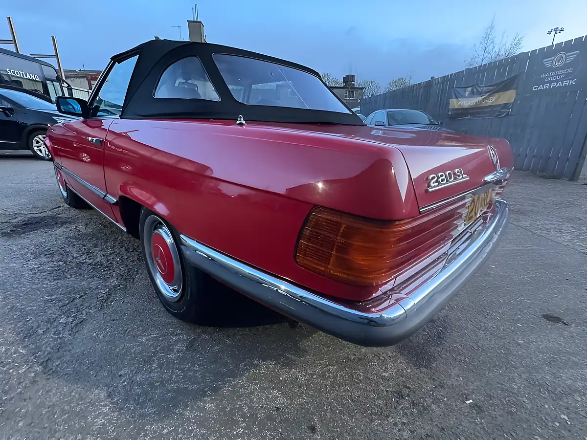 Used 1983 Mercedes-Benz 280 Sl Convertible Red - Interior and Exterior details 18