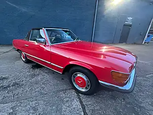 Used 1983 Mercedes-Benz 280 Sl Convertible Red - Interior and Exterior details 2