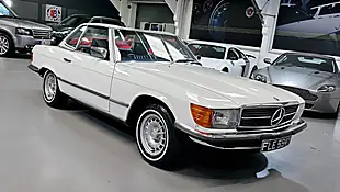 Used 1983 Mercedes-Benz 380 Sl Convertible White - Interior and Exterior details 11
