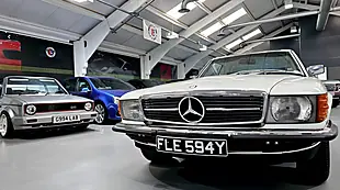 Used 1983 Mercedes-Benz 380 Sl Convertible White - Interior and Exterior details 12