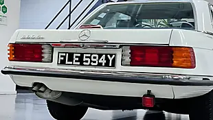 Used 1983 Mercedes-Benz 380 Sl Convertible White - Interior and Exterior details 13