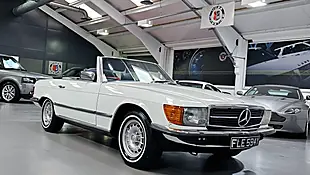 Used 1983 Mercedes-Benz 380 Sl Convertible White - Interior and Exterior details 16
