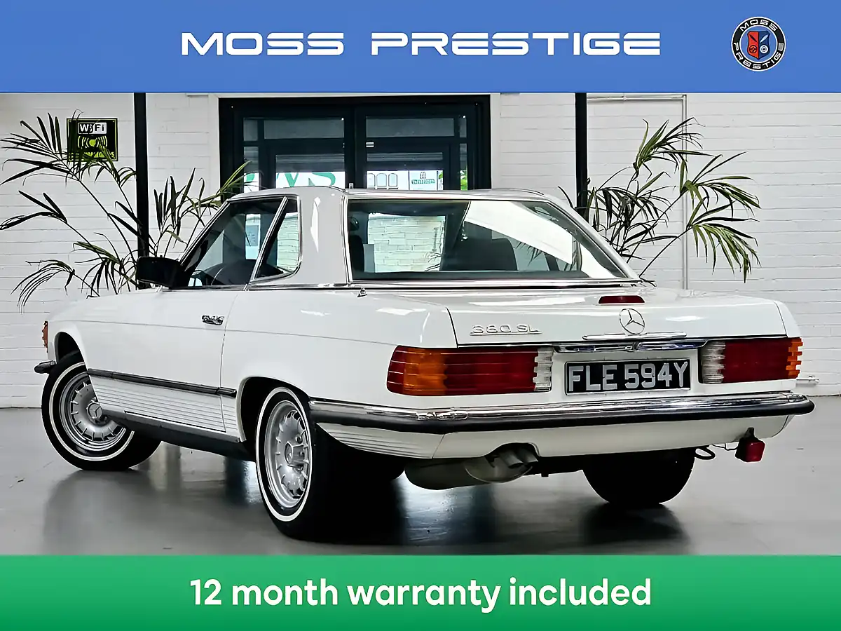 Used 1983 Mercedes-Benz 380 Sl Convertible White - Interior and Exterior details 2