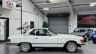 Used 1983 Mercedes-Benz 380 Sl Convertible White - Interior and Exterior details 5