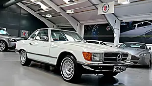 Used 1983 Mercedes-Benz 380 Sl Convertible White - Interior and Exterior details 8