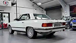 Used 1983 Mercedes-Benz 380 Sl Convertible White - Interior and Exterior details 9