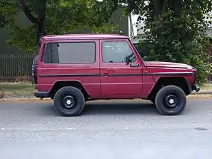 Used 1983 Mercedes-Benz G Class W460 Red - Interior and Exterior details 2