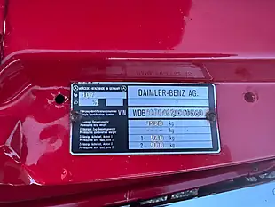 Used 1983 Mercedes-Benz Sl Class Red - Interior and Exterior details 3