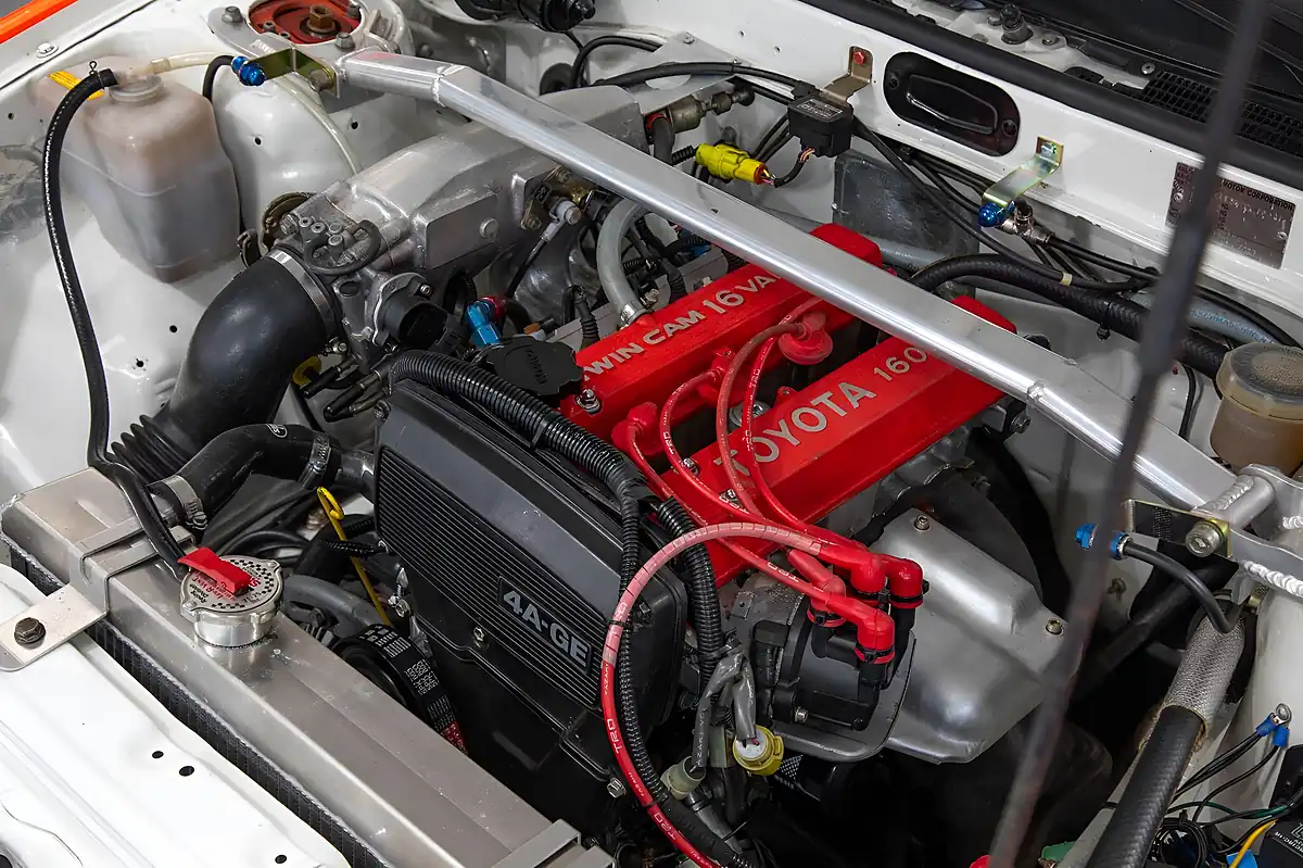 Used 1983 Toyota Corolla AE86 Group a Touring Car White - Interior and Exterior details 18