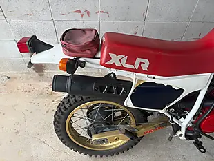 Used 1985 Honda XLR250R MD16 Red White - Interior and Exterior details 9