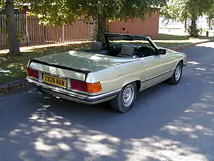 Used 1985 Mercedes-Benz Sl R107 Classic Thistle Green Metallic - Interior and Exterior details 3