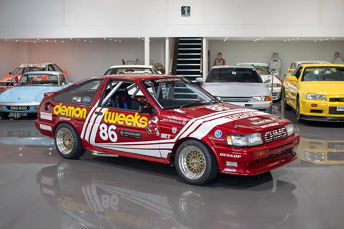 Used 1985 Toyota Corolla AE86 Group a Touring Car Red - Interior and Exterior details 3