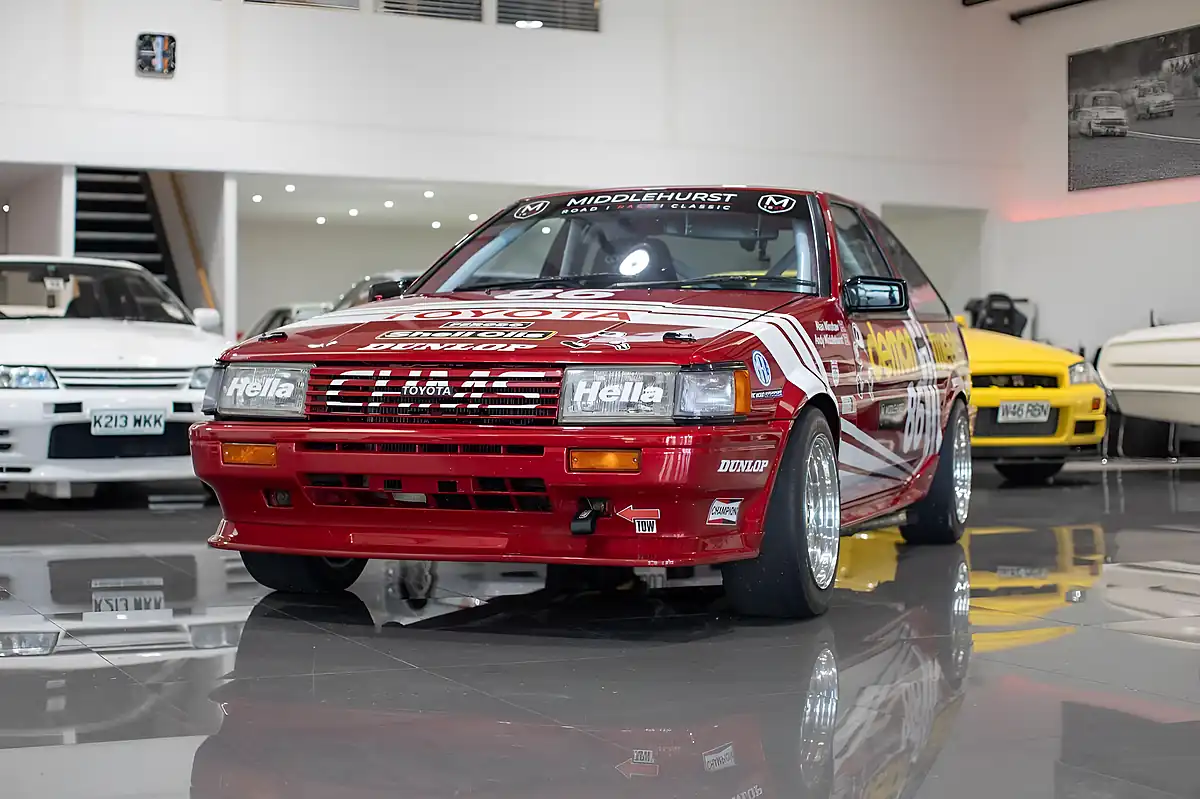 Used 1985 Toyota Corolla AE86 Group a Touring Car Red - Interior and Exterior details 5