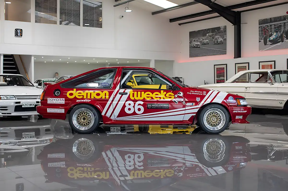 Used 1985 Toyota Corolla AE86 Group a Touring Car Red - Interior and Exterior details 6