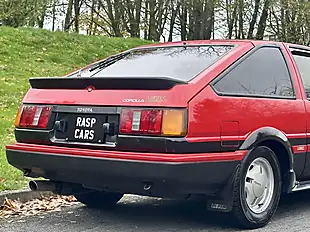 Used 1985 Toyota Corolla Levin GT Red - Interior and Exterior details 14