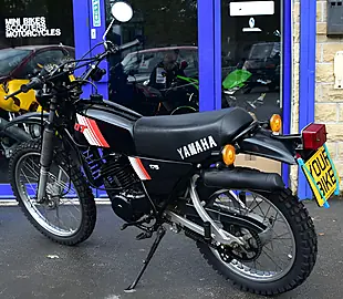 Used 1986 Yamaha Dt175 Black - Interior and Exterior details 9