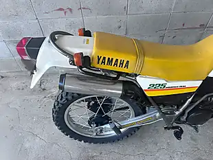 Used 1986 Yamaha Serow 225 White Yellow - Interior and Exterior details 11