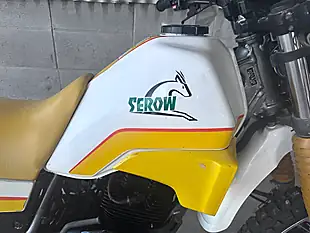 Used 1986 Yamaha Serow 225 White Yellow - Interior and Exterior details 13