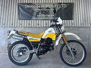 Used 1986 Yamaha Serow 225 White Yellow - Interior and Exterior details 7