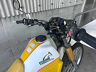 Used 1986 Yamaha Serow White Yellow - Interior and Exterior details 14
