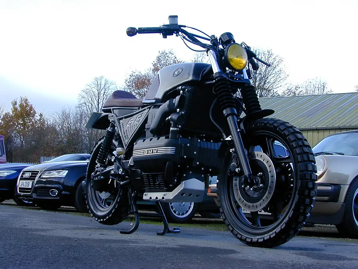 Used 1987 BMW K 100 Flat Tracker Special Black - Front View