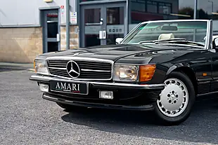 Used 1987 Mercedes-Benz 500 Sl R107 Blue Black Metallic - Interior and Exterior details 10