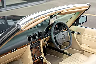 Used 1987 Mercedes-Benz 500 Sl R107 Blue Black Metallic - Interior and Exterior details 12