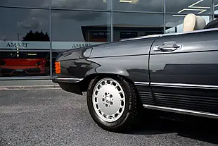 Used 1987 Mercedes-Benz 500 Sl R107 Blue Black Metallic - Interior and Exterior details 16