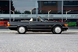 Used 1987 Mercedes-Benz 500 Sl R107 Blue Black Metallic - Interior and Exterior details 5
