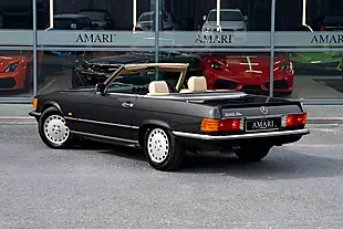 Used 1987 Mercedes-Benz 500 Sl R107 Blue Black Metallic - Interior and Exterior details 6