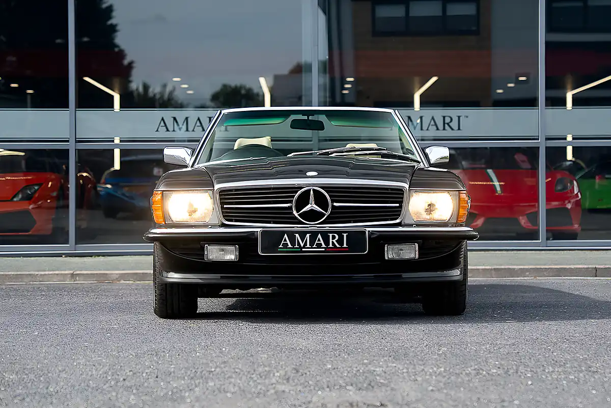 Used 1987 Mercedes-Benz 500 Sl R107 Blue Black Metallic - Interior and Exterior details 8