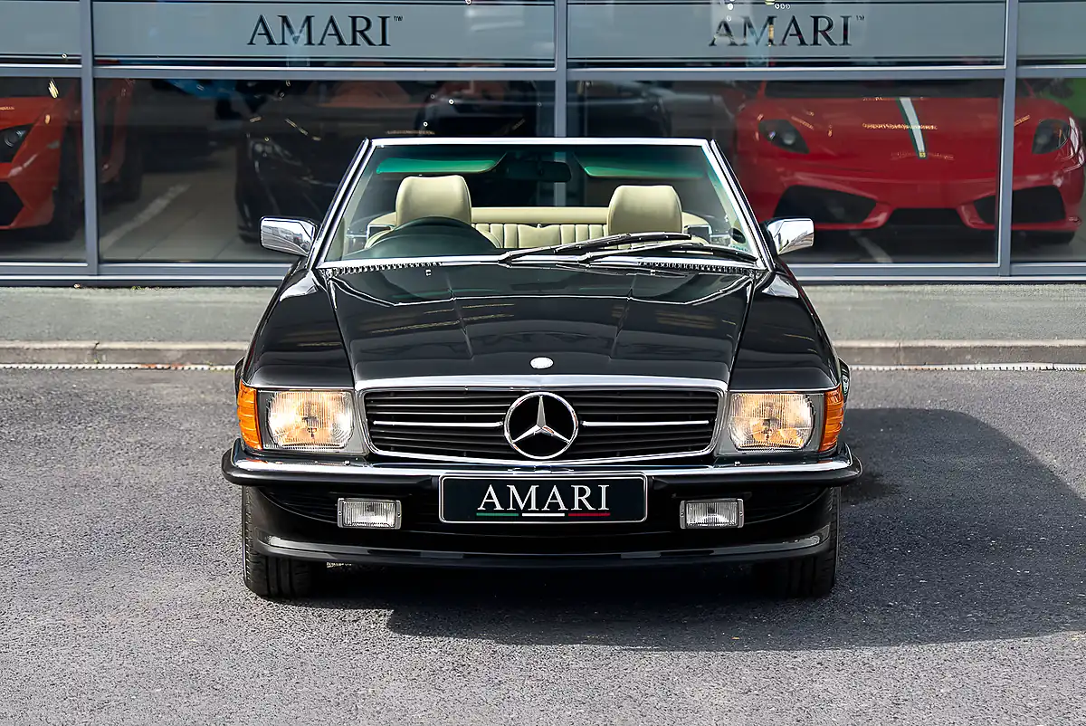 Used 1987 Mercedes-Benz 500 Sl R107 Blue Black Metallic - Interior and Exterior details 9