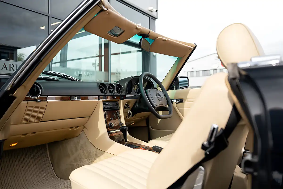 Used 1987 Mercedes-Benz Sl Blue Black Metallic - Interior and Exterior details 11